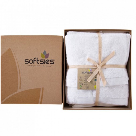 ORGANİK BANYO HAVLU SETİ - Beyaz